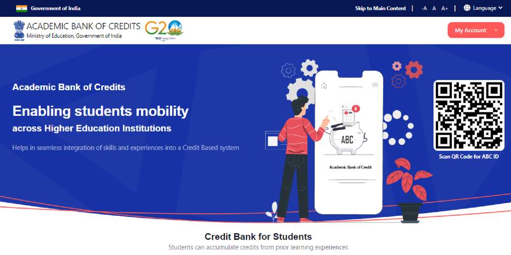 Credit Bank for Students ABC Card